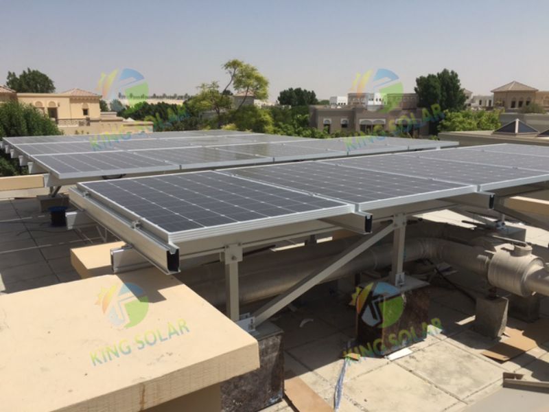 Soluciones de instalación de 85kw-Solar para techos de cemento