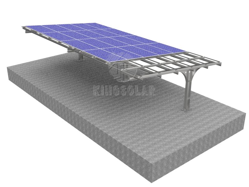 Sistema de montaje de cochera solar de acero al carbono