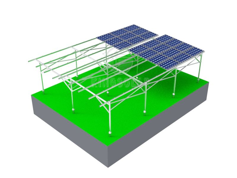Sistema de montaje solar de granja agrícola de aluminio