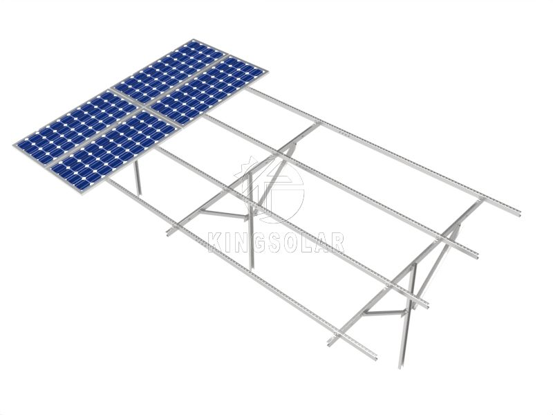 Sistema de montaje en tierra del panel fotovoltaico solar de acero al carbono tipo C