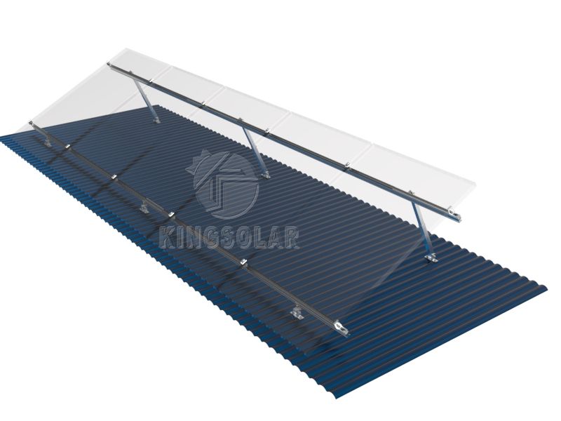 Sistema de ángulo de montaje de panel solar ajustable