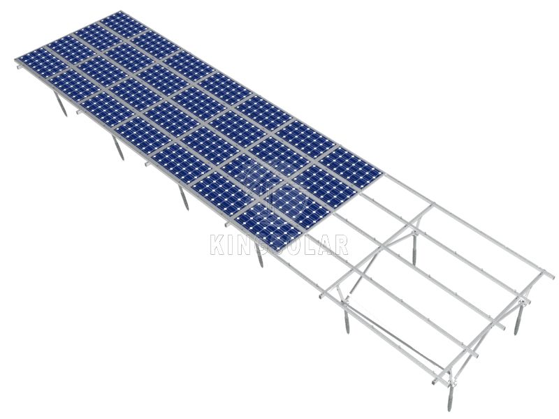 Sistema de montaje fotovoltaico solar de aluminio para alta cobertura de nieve