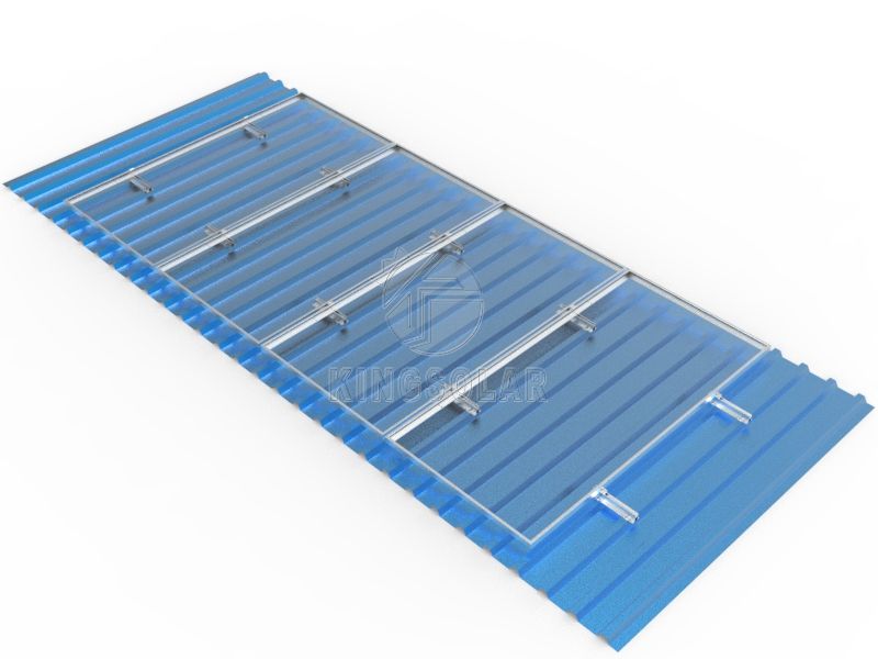 Soporte solar fotovoltaico Sistema de montaje en mini riel de aluminio