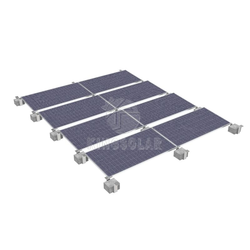 Large Energy Solar Racking System Flat Roof Solar