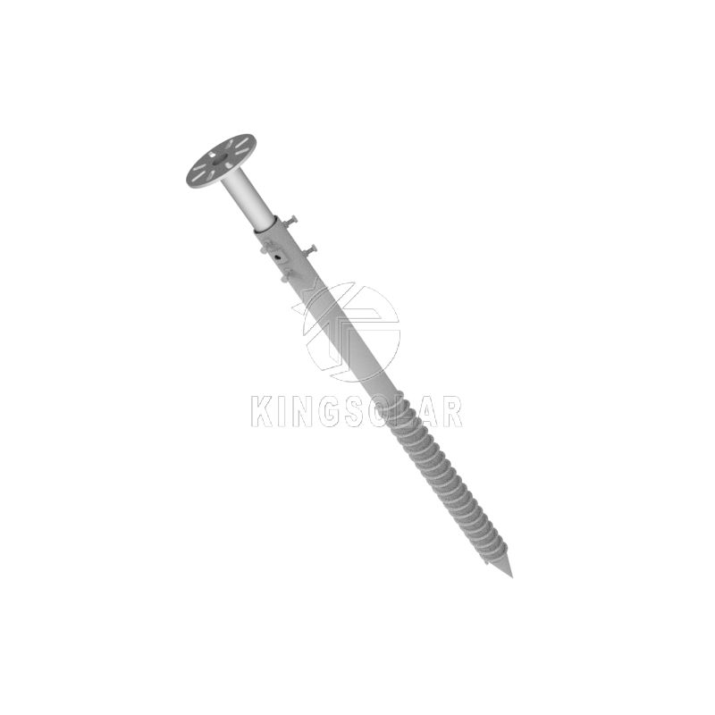 Adjustable Earth Anchor Concrete Post Anchor Ground Screw