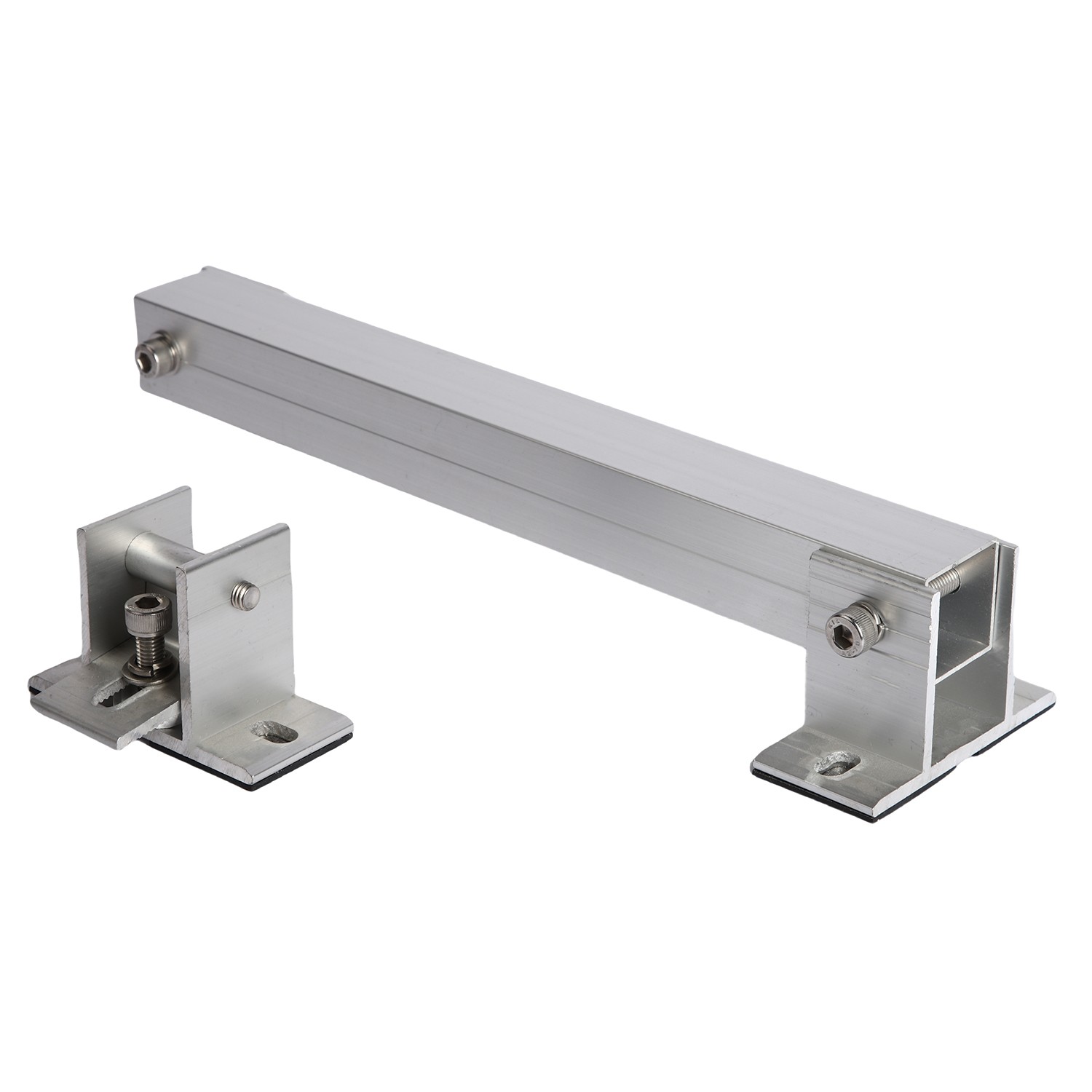 PV Foot Mounting Anodized Clear Rails